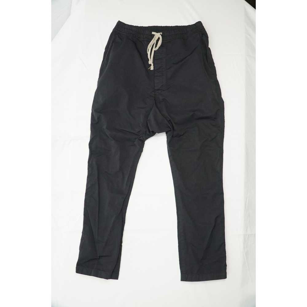 Rick Owens DRKSHDW Black Lounge Pants Elastic Dra… - image 1