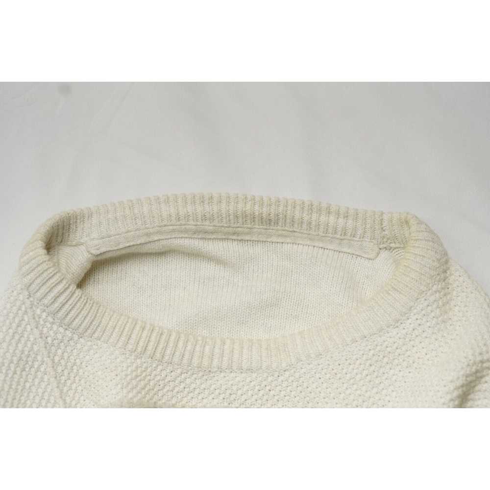 Rick Owens Oversized Silk Sweater Geometric Natur… - image 7