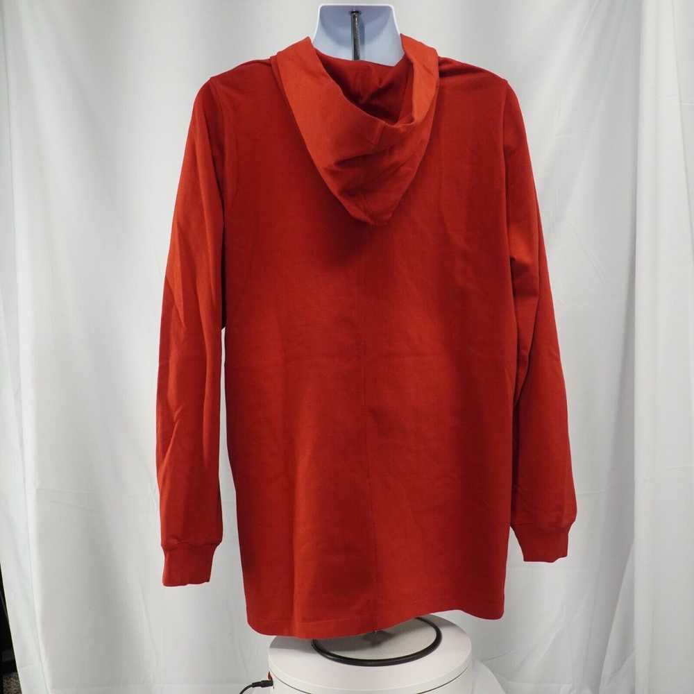Rick Owens Knit Hoodie Sweater Longline Cardinal … - image 11
