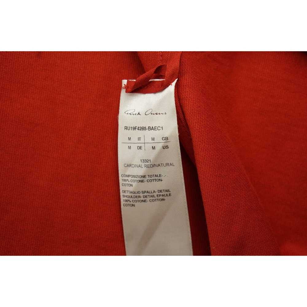 Rick Owens Knit Hoodie Sweater Longline Cardinal … - image 3