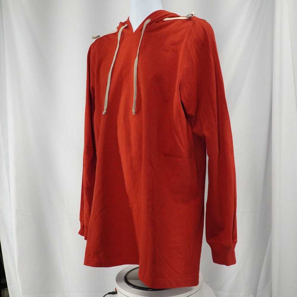 Rick Owens Knit Hoodie Sweater Longline Cardinal … - image 5