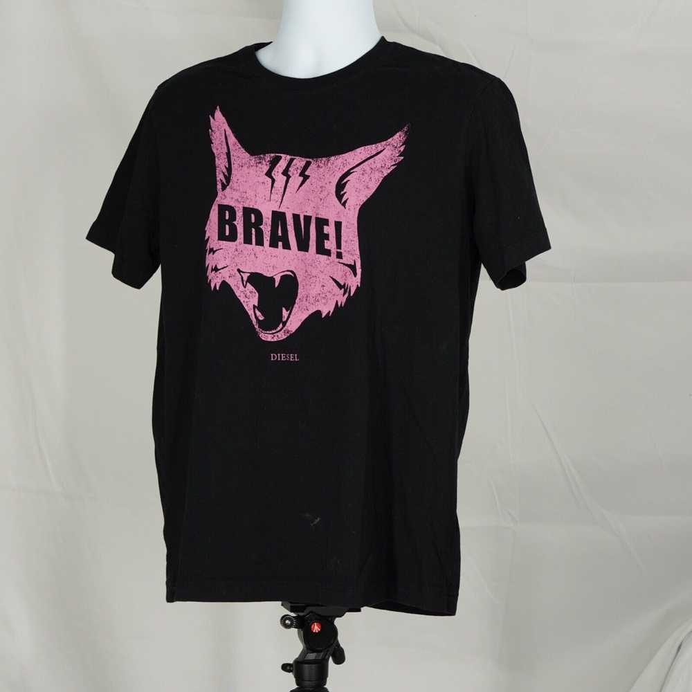 Diesel Graphic Shirt Pink Panther Brave! - Black - image 2