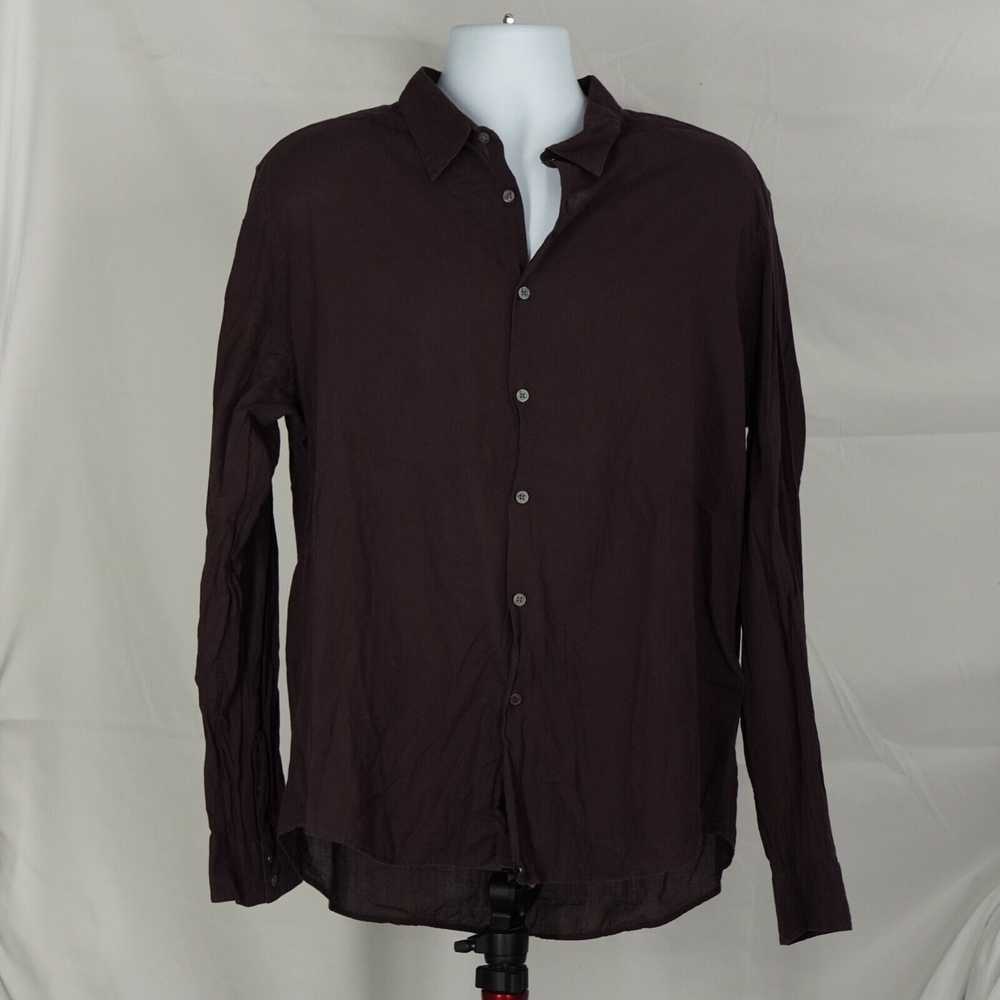 John Varvatos - John Varvatos Star Burgundy Butto… - image 1