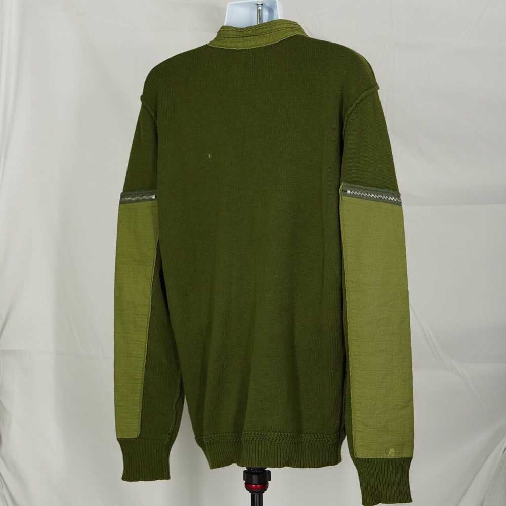 Diesel Green Buttoned Pullover Sweater with Zippe… - image 7