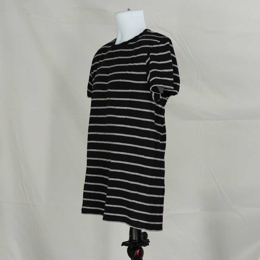 Saint Laurent Black Gray Striped Shirt Cotton - L… - image 3