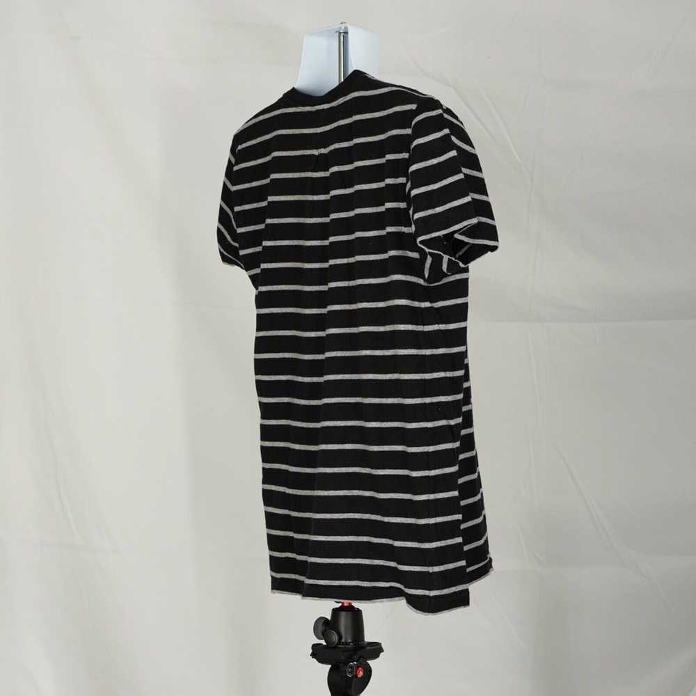 Saint Laurent Black Gray Striped Shirt Cotton - L… - image 8