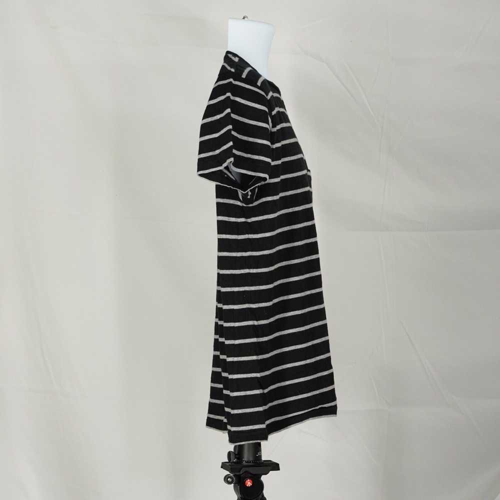 Saint Laurent Black Gray Striped Shirt Cotton - L… - image 9