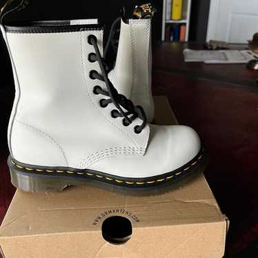 Dr. Martens white boots