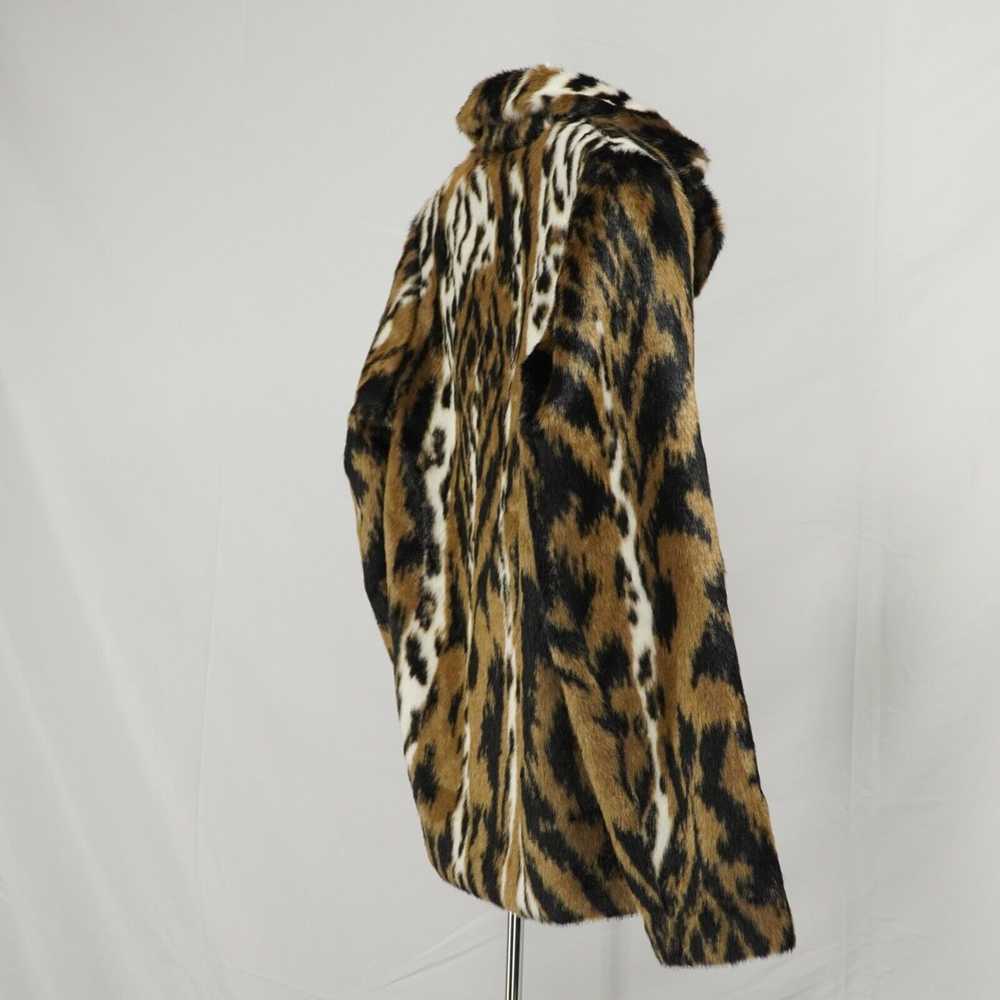 Neil Barrett Leopard Jacket Coat Tan and White Fa… - image 6