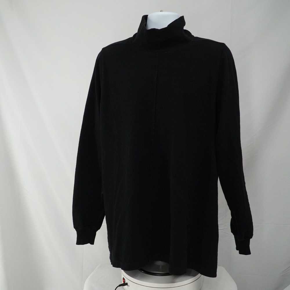 Rick Owens DRKSHDW Black Sweater Neck Cotton Size… - image 1