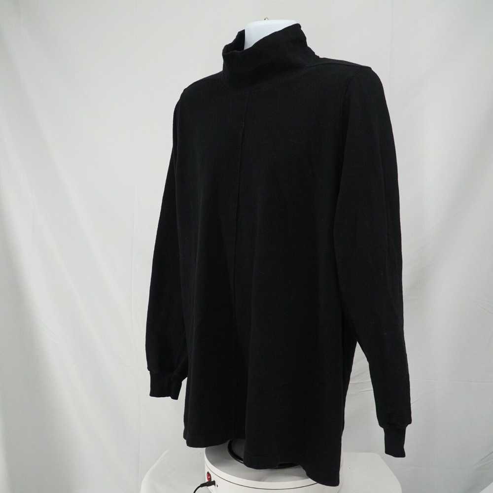 Rick Owens DRKSHDW Black Sweater Neck Cotton Size… - image 6