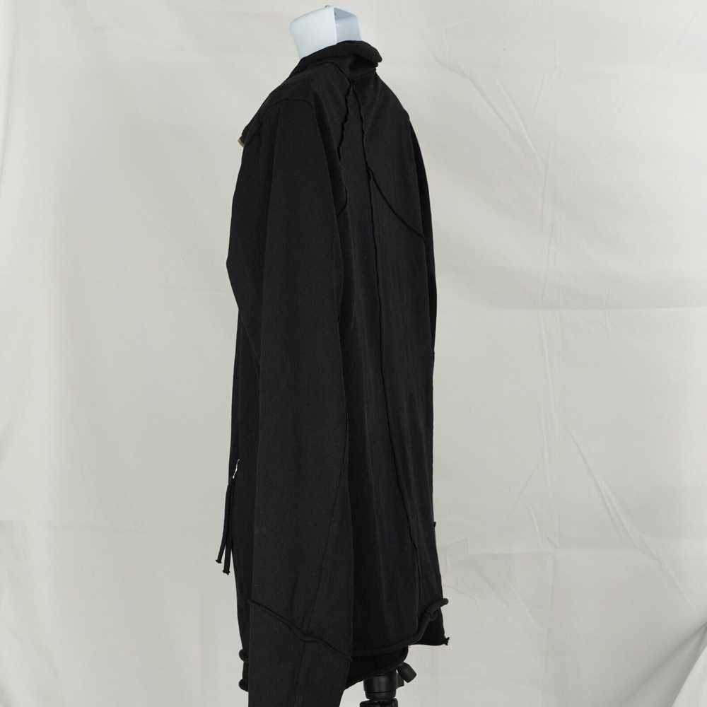Thom Krom - Thom Krom Casual Black Zip Jacket Raw… - image 4