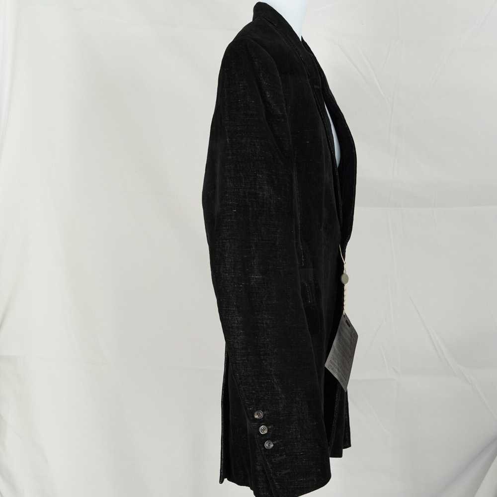 Rick Owens Larry Black Velvet Blazer Suit Jacket … - image 10