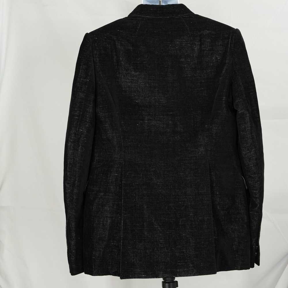 Rick Owens Larry Black Velvet Blazer Suit Jacket … - image 7