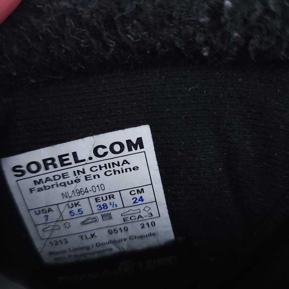 Sorel Waterfall Black Suede Leather Winter Boots … - image 6