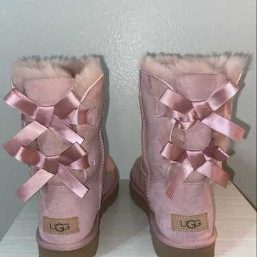 Pink Bailey Bow UGGs