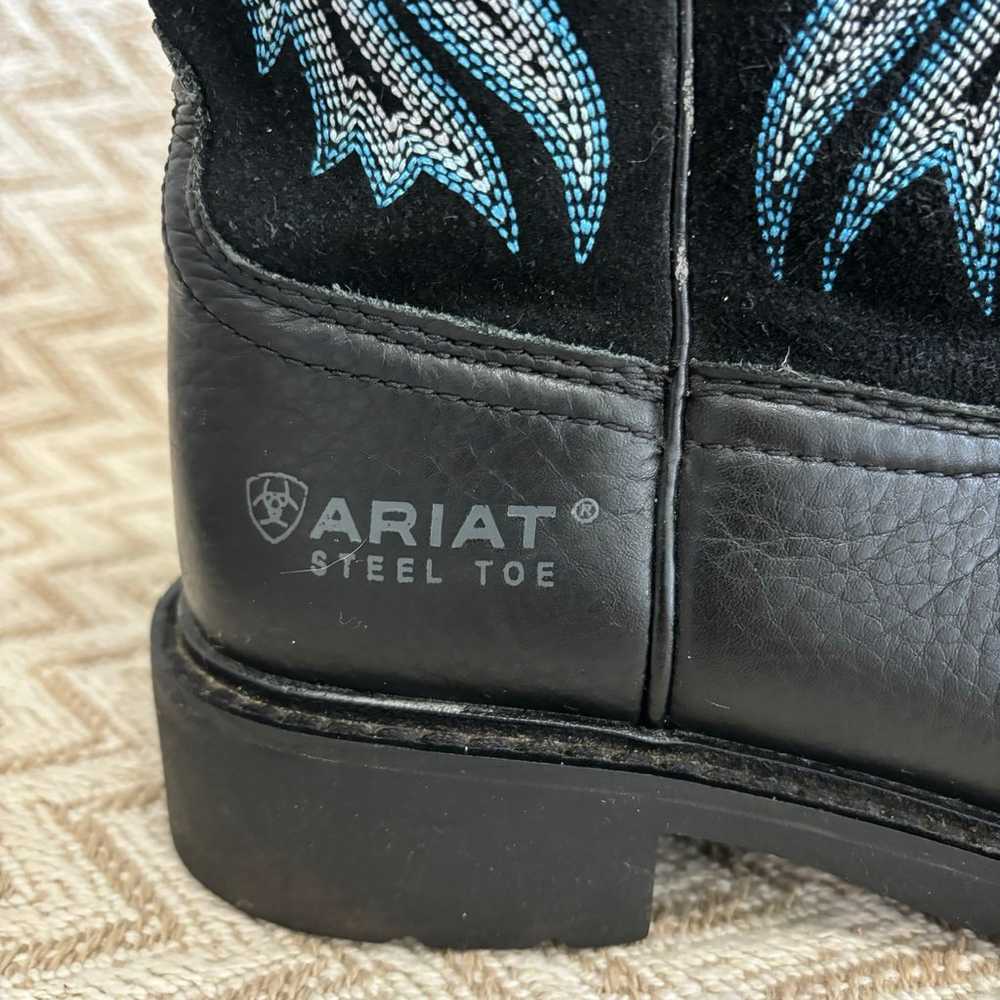 Ariat Fatbaby Steel Toe Leather Work Boots - image 4