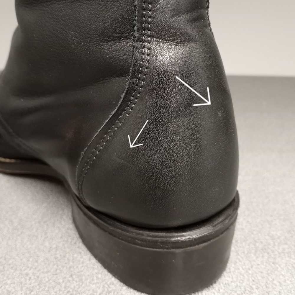 Laredo Lace Up Leather Kiltie Boots (8.5) Black &… - image 10