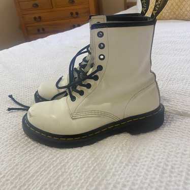 Dr. Martens 1460 White Boots - image 1