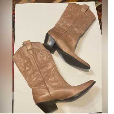 Reba Leather "Krisdine" Western Style Boots in Sah