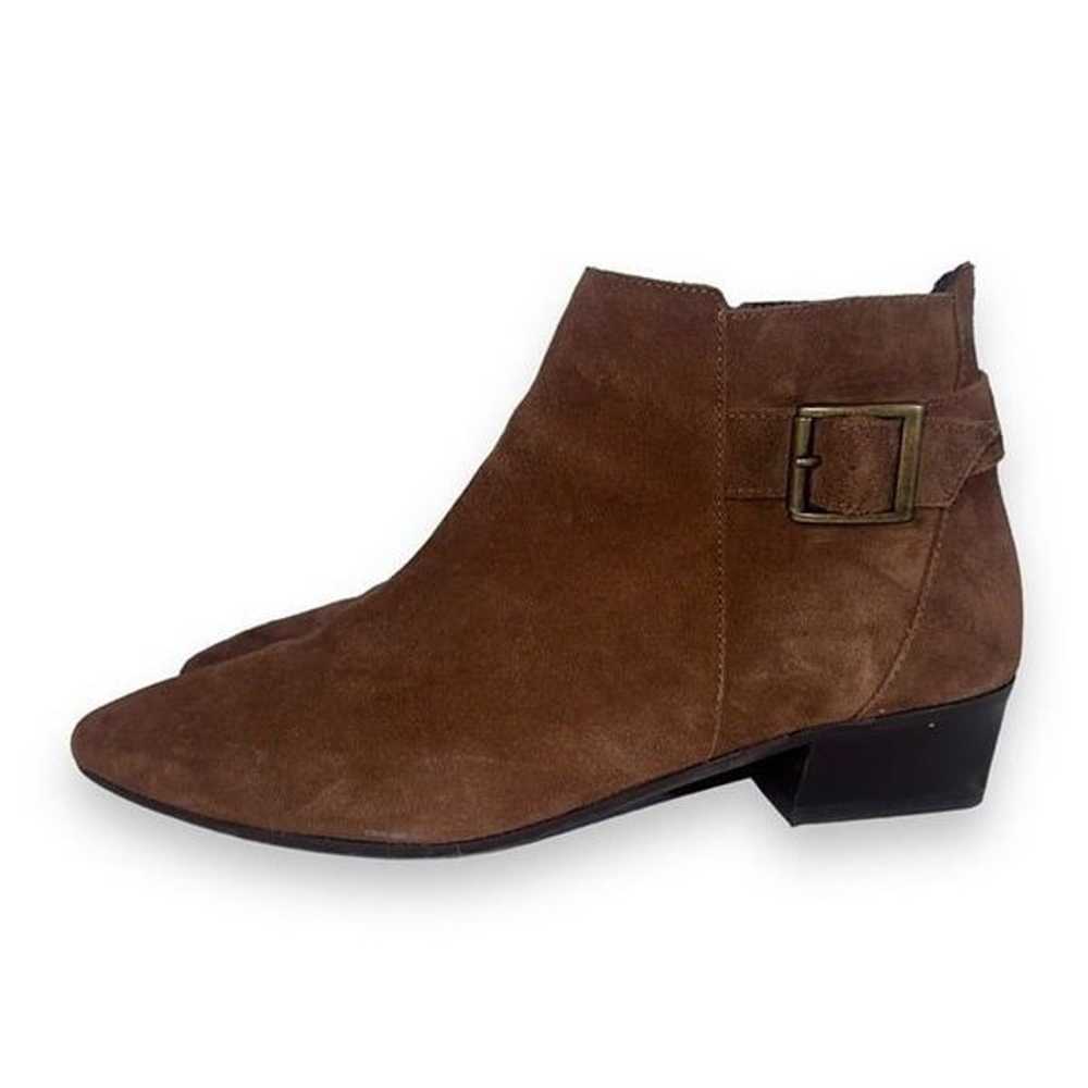 Aquatalia Fernn Suede Ankle Boots Brown Made in I… - image 2
