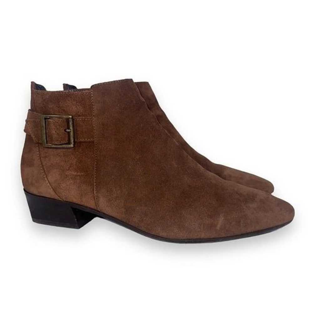 Aquatalia Fernn Suede Ankle Boots Brown Made in I… - image 4