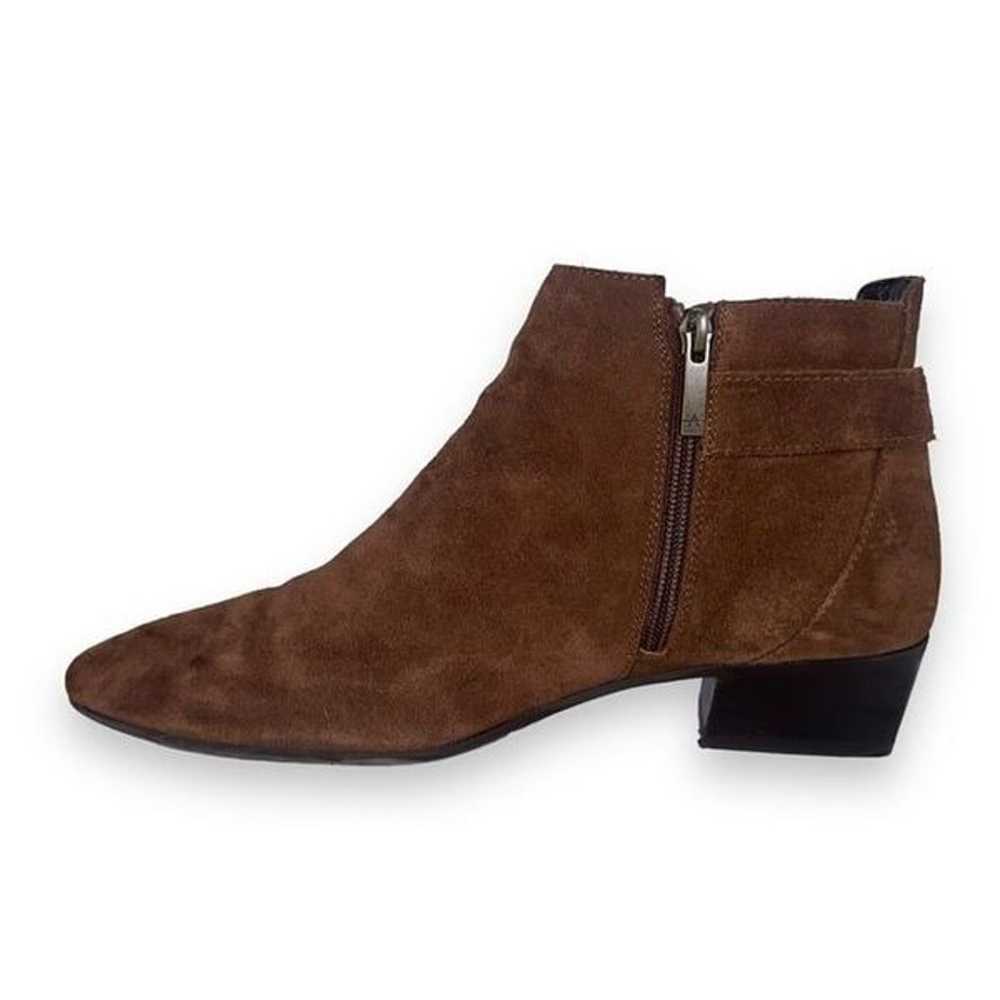 Aquatalia Fernn Suede Ankle Boots Brown Made in I… - image 6