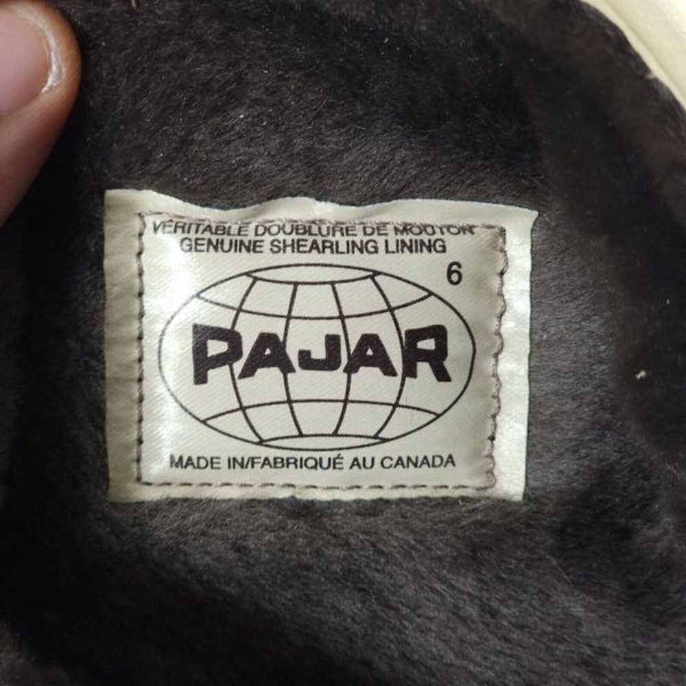 Pajar Women’s US 6 Taupe Leather Side Zip Geniune… - image 12