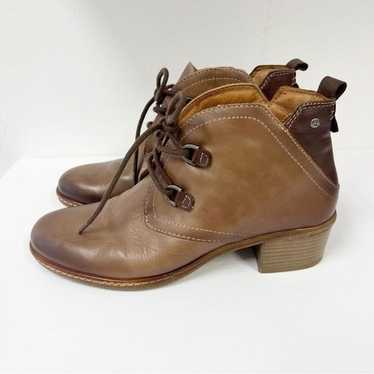 Pikolinos Leather Lace-Up Ankle Boots Zaragoza Br… - image 1