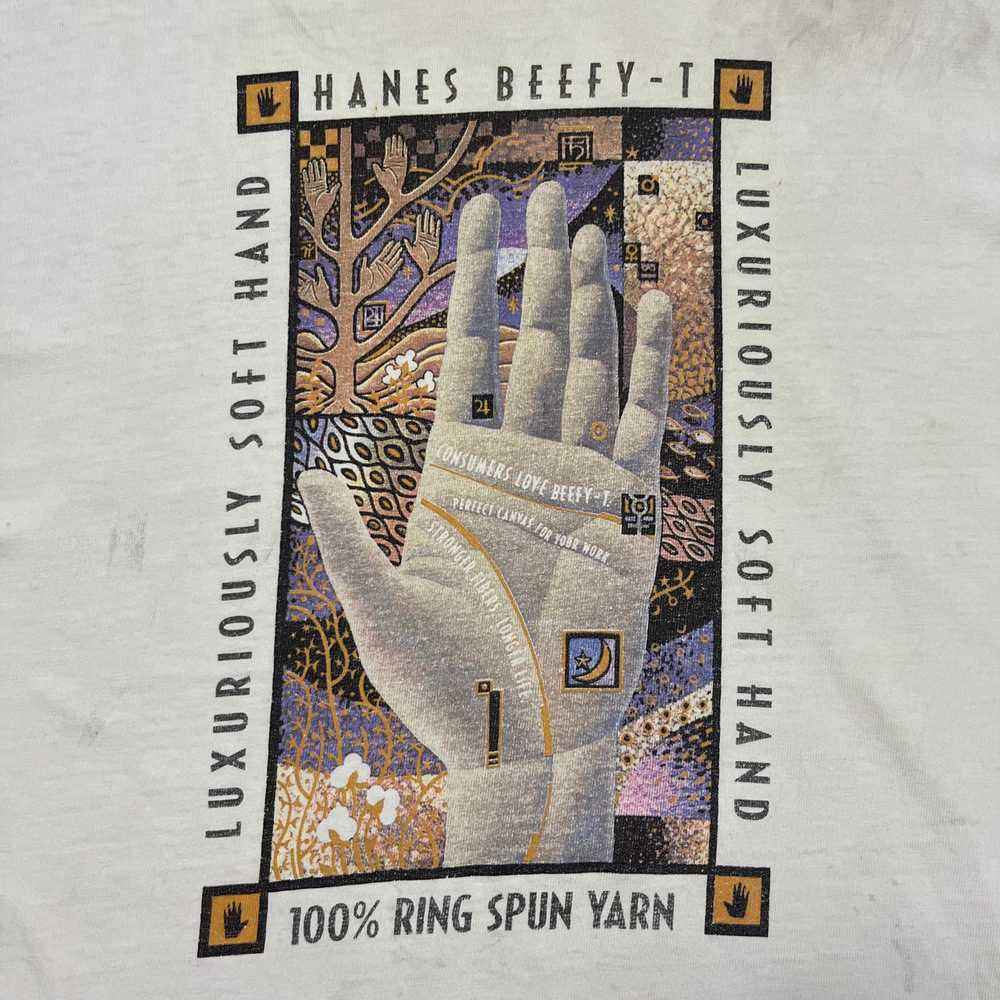 ‘90s Hanes Beefy-T ‘Luxuriously Soft Hand’ Promo … - image 3