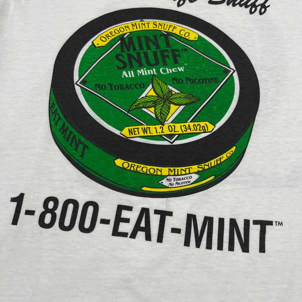 ‘90s Mint Snuff ‘Practice Safe Snuff’ T-Shirt - W… - image 4