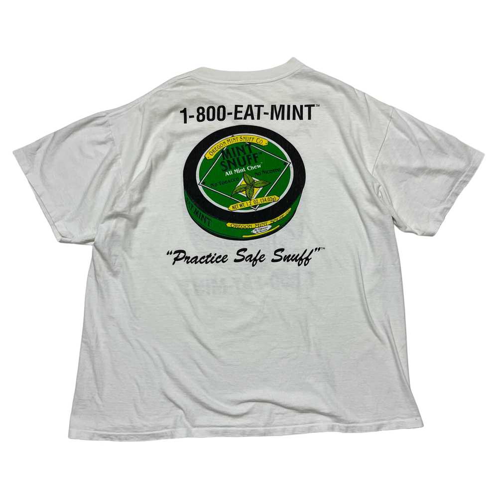 ‘90s Mint Snuff ‘Practice Safe Snuff’ T-Shirt - W… - image 6