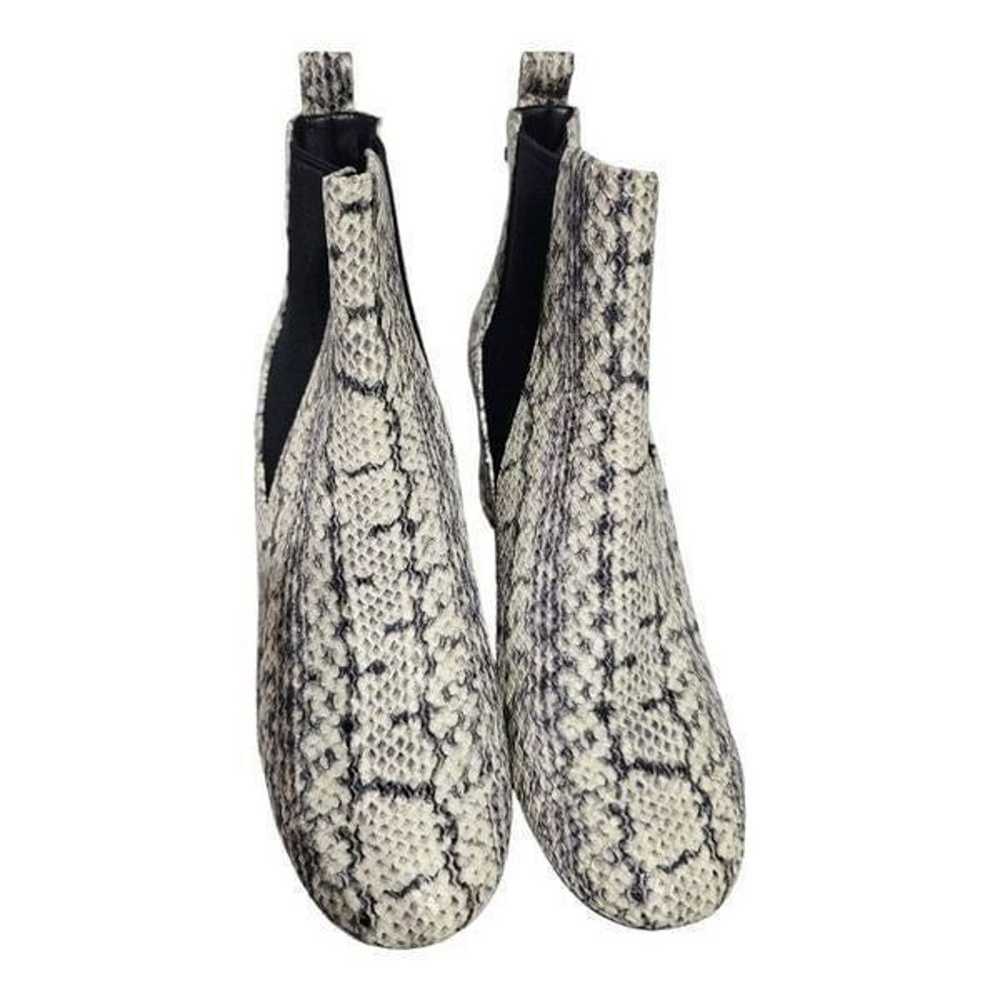 COLE HAAN Nitasha Snake Skin Leather Boots Bootie… - image 2