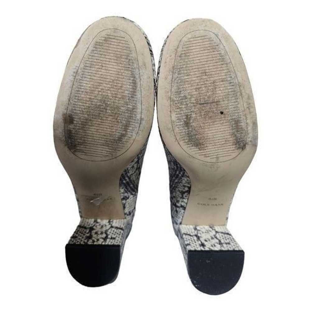 COLE HAAN Nitasha Snake Skin Leather Boots Bootie… - image 5