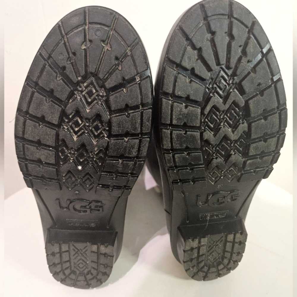 Ugg Shaye gray plaid rain  boots. Size 7 - image 6