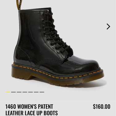 Dr Martens 1460 WOMEN'S PATENT LEATHER LACE UP BOO