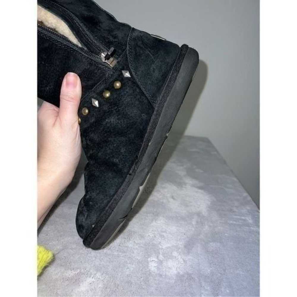 Ugg Studded Embellished Ugg Black Suede Boots Wom… - image 11