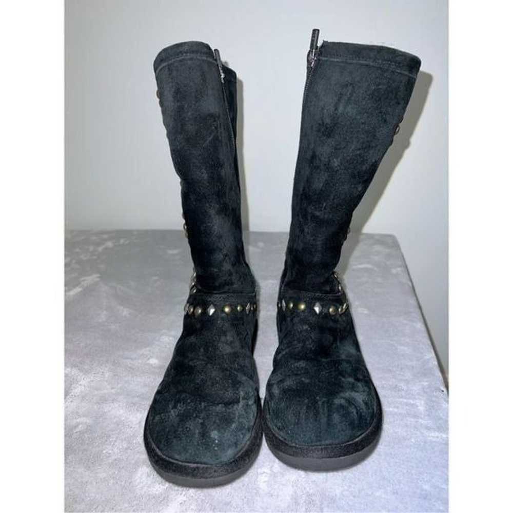 Ugg Studded Embellished Ugg Black Suede Boots Wom… - image 2