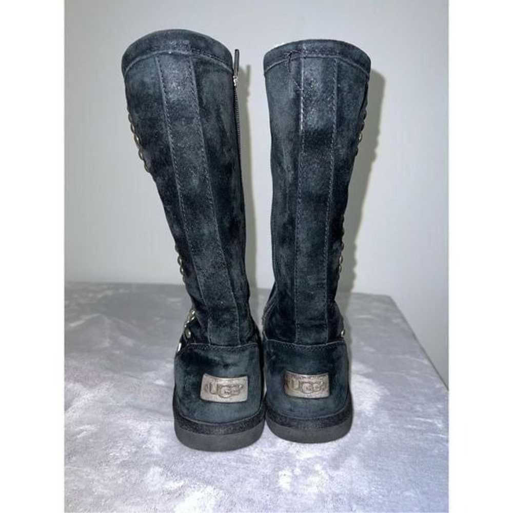 Ugg Studded Embellished Ugg Black Suede Boots Wom… - image 4