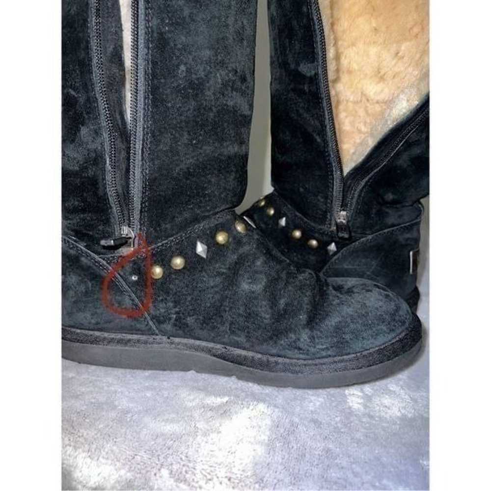 Ugg Studded Embellished Ugg Black Suede Boots Wom… - image 9