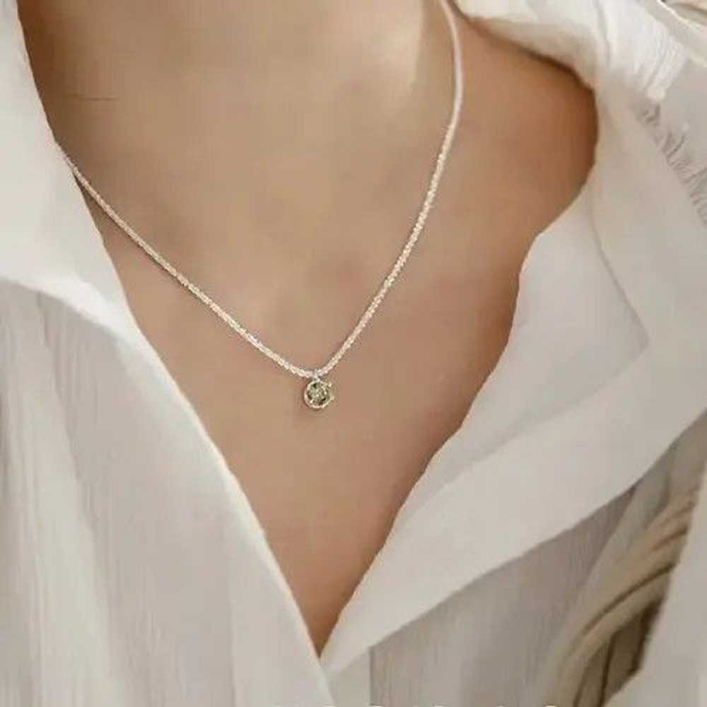 Diamond Pendant × Jewelry × Sterling Silver 925 S… - image 2