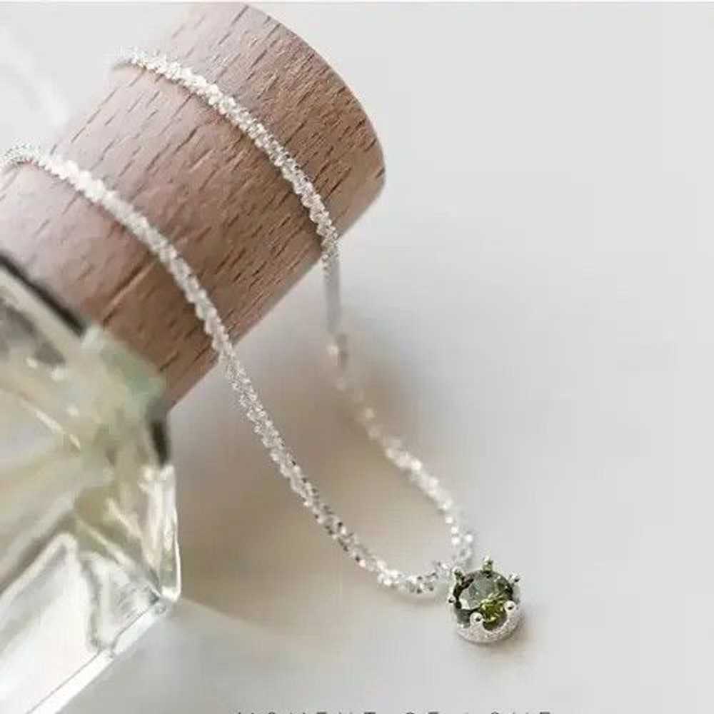 Diamond Pendant × Jewelry × Sterling Silver 925 S… - image 3