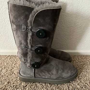 Women’s Uggs button gray boots - image 1