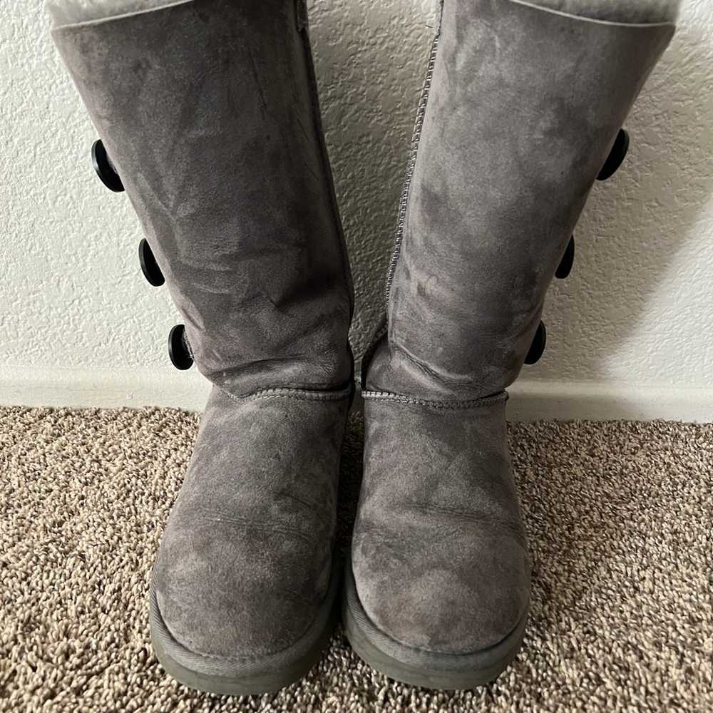 Women’s Uggs button gray boots - image 9