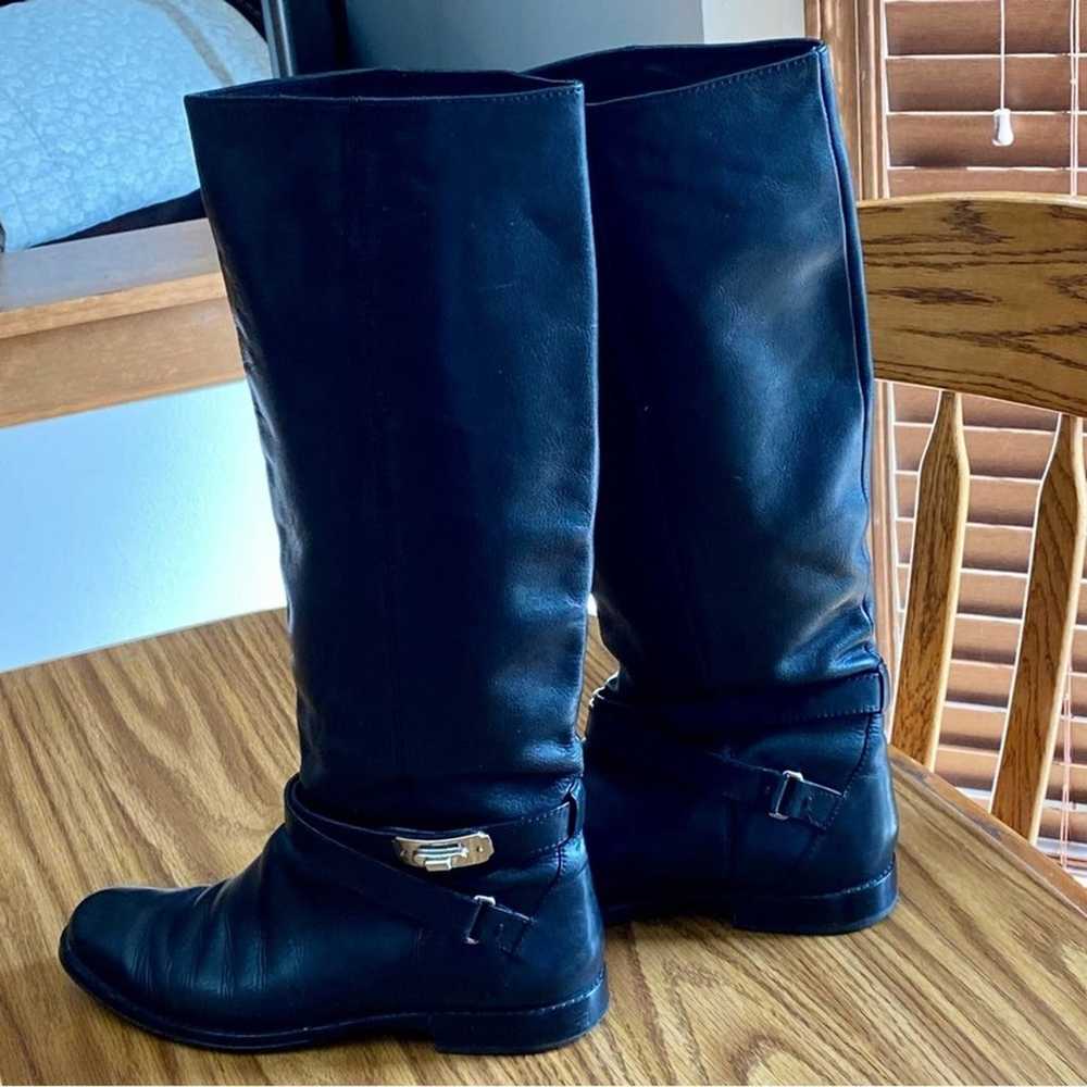 Coach Christine Women's Black Leather Riding Boot… - image 2