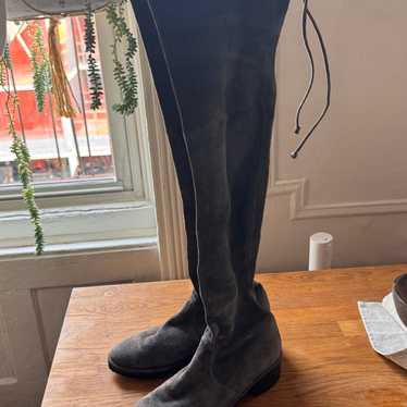 Suede grey boots Stuart Weizmann