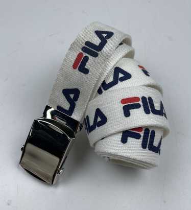 Fila × Streetwear × Vintage fila full print belt t