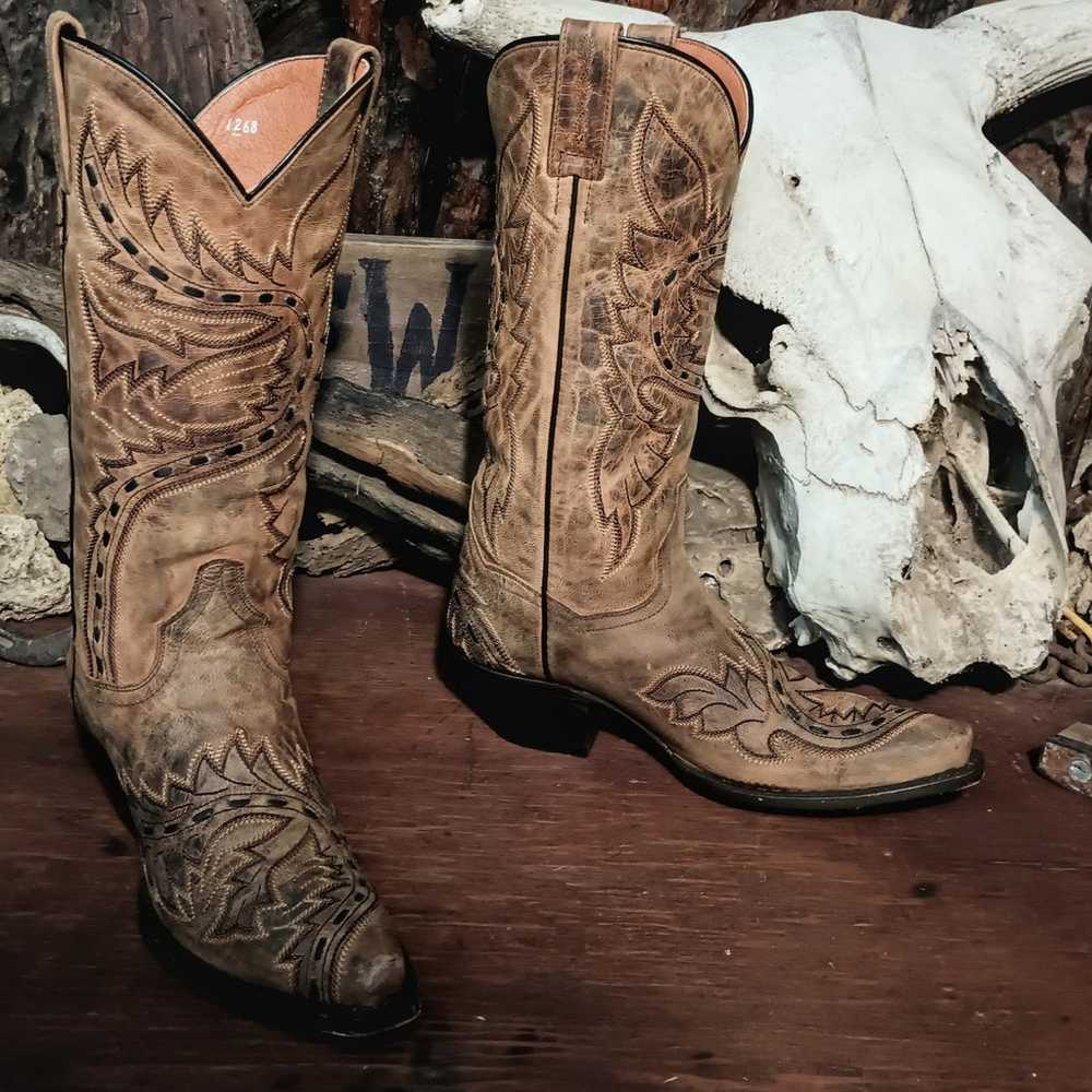 Dan Post sidewinder cowboy cowgirl western boots - image 3