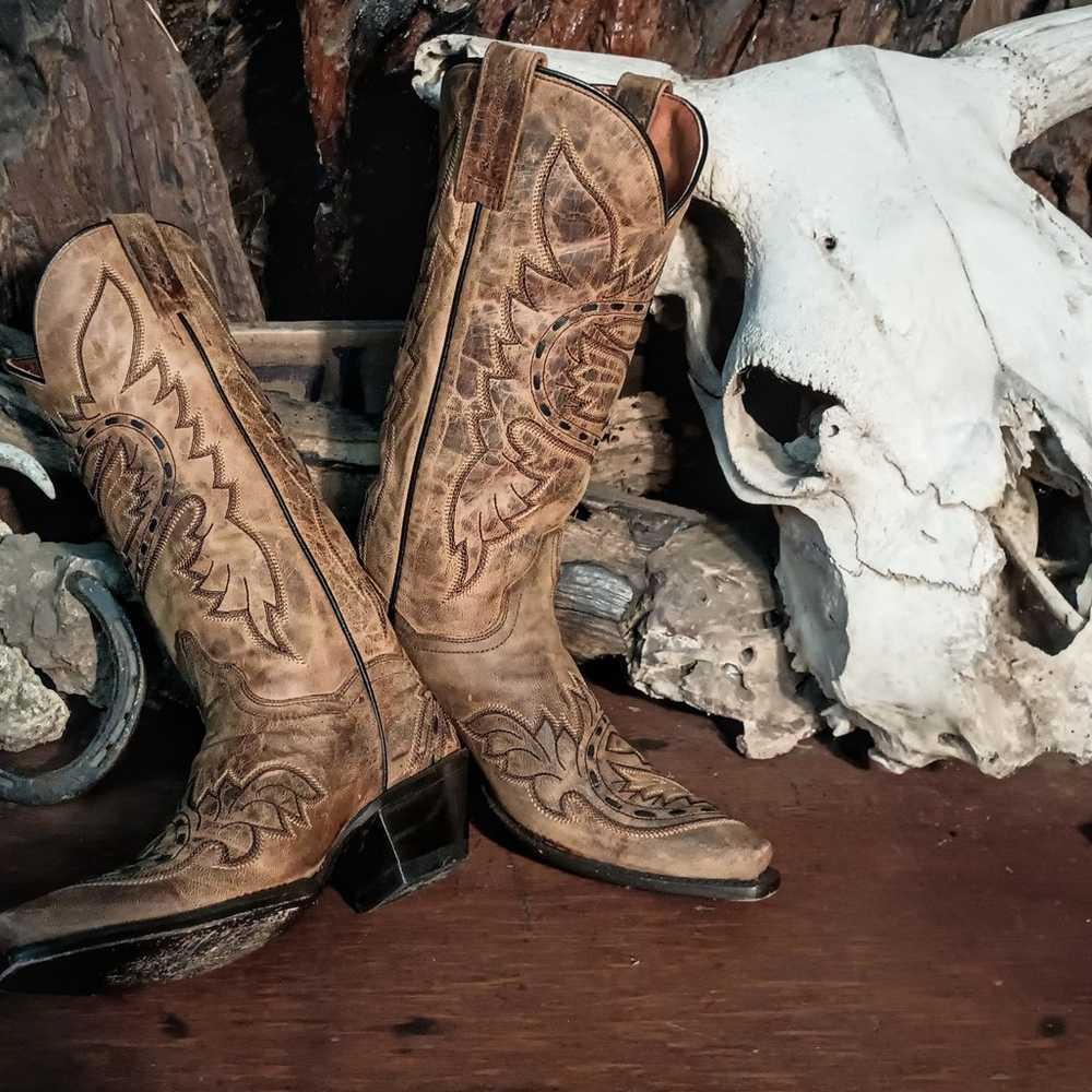 Dan Post sidewinder cowboy cowgirl western boots - image 5