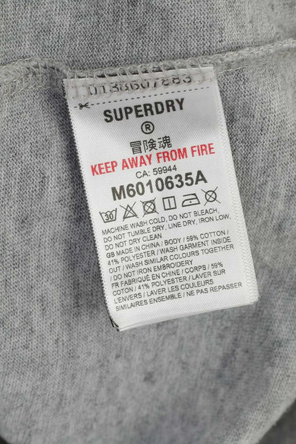 Superdry Superdry Men M Long Sleeved Shirt Grey C… - image 6